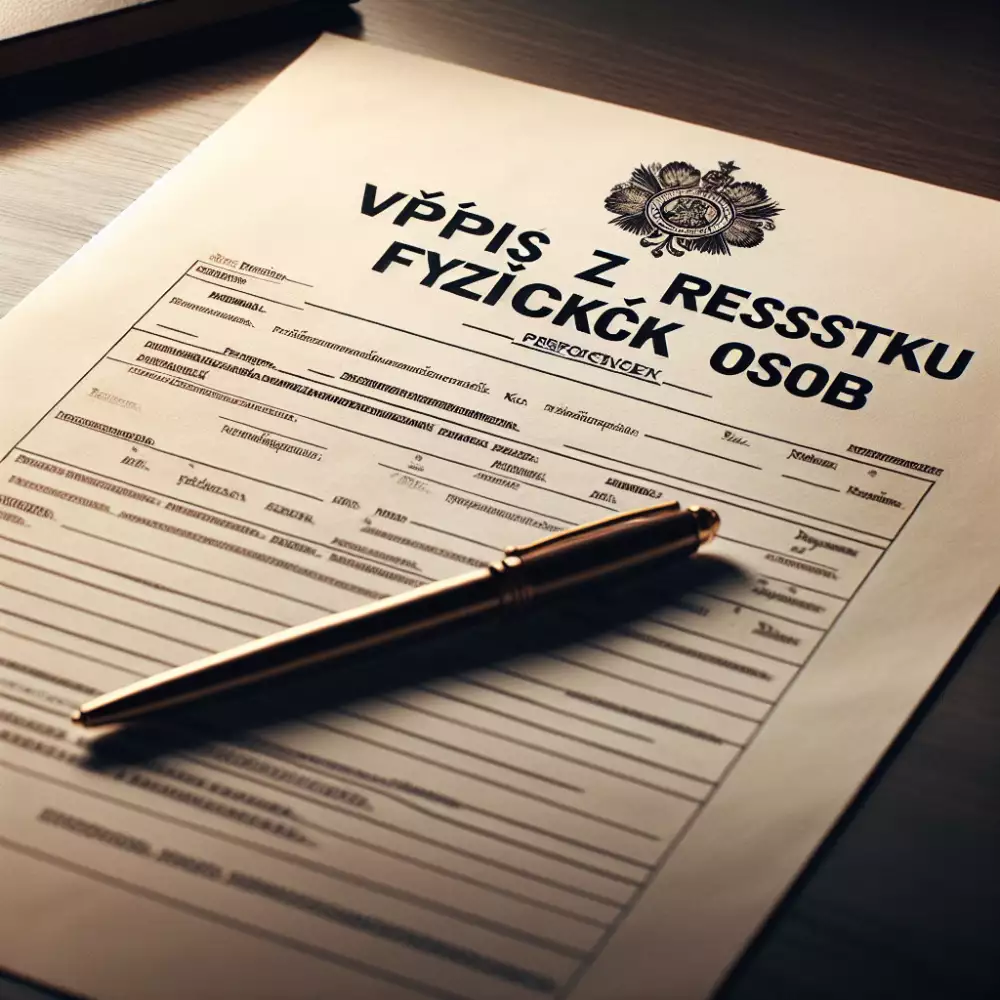 výpis z rejstříku trestů fyzických osob
