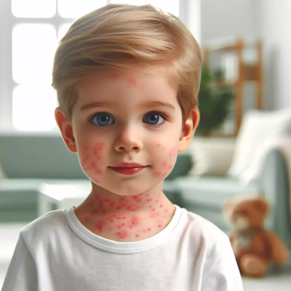 vyrážka u dětí bez teplot