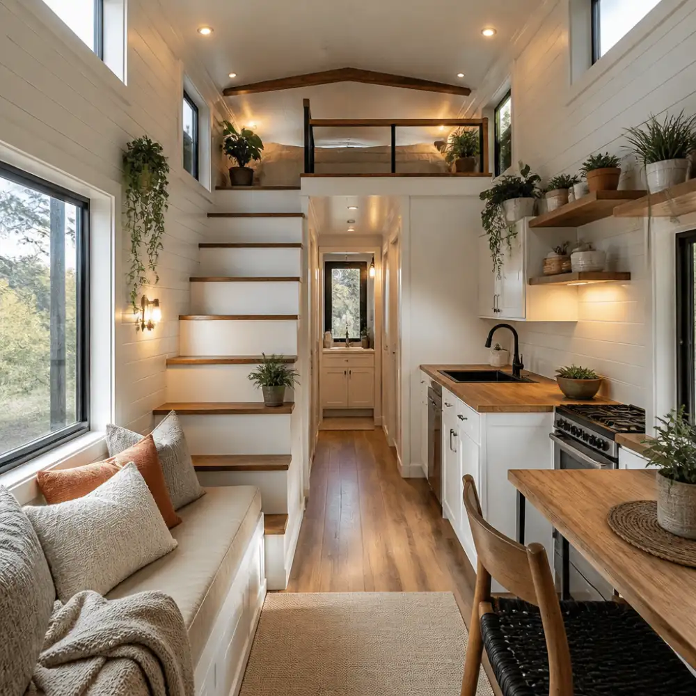 tiny house interiér
