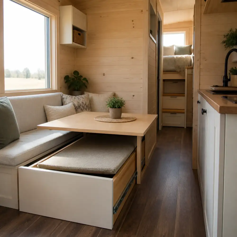 tiny house interiér