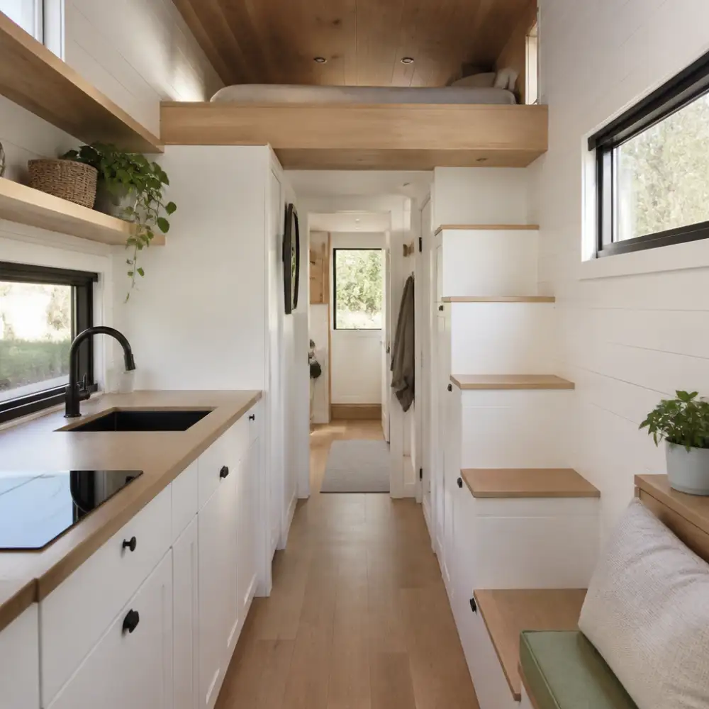 tiny house interiér