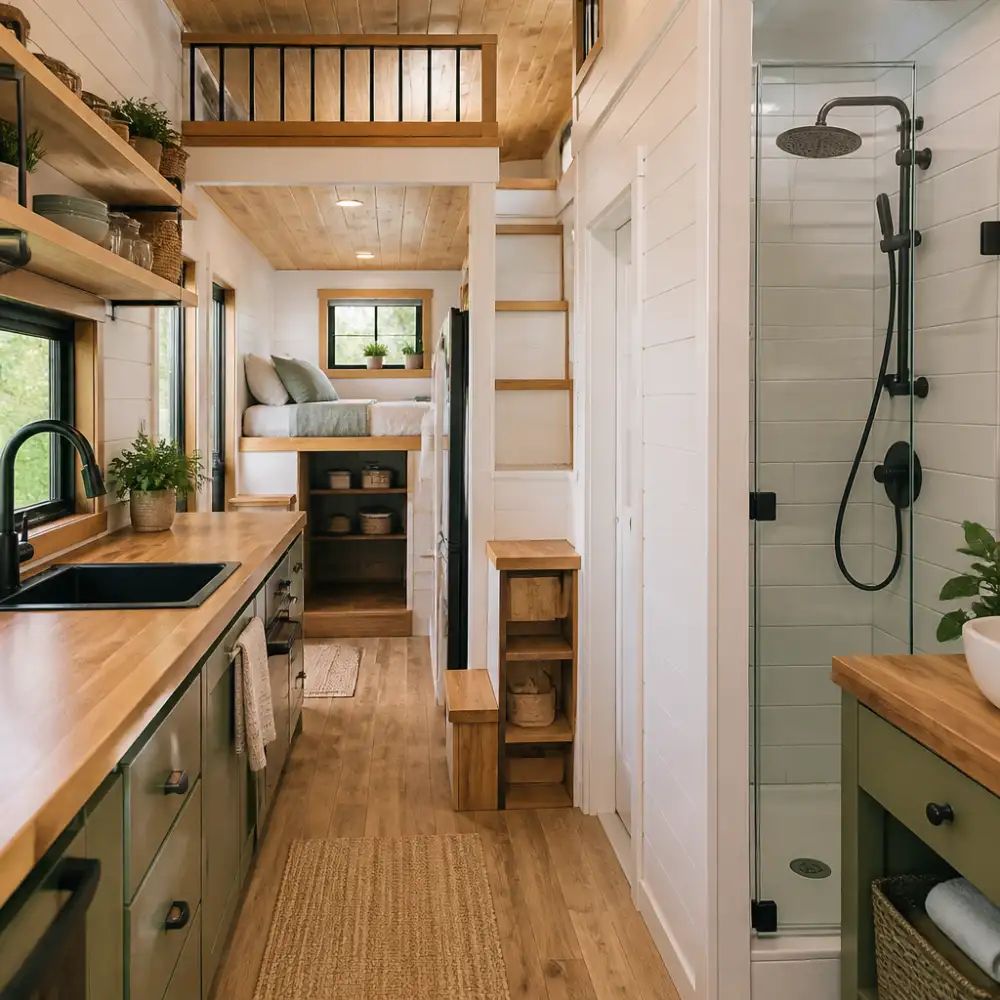 tiny house interiér