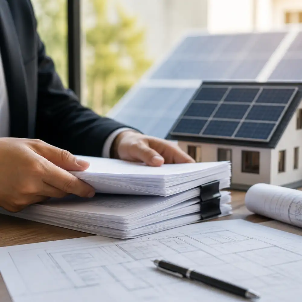stavební povolení fotovoltaická elektrárna