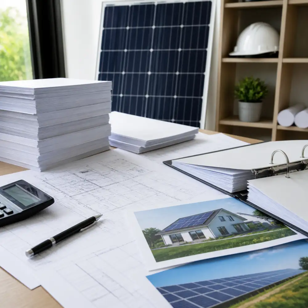 stavební povolení fotovoltaická elektrárna